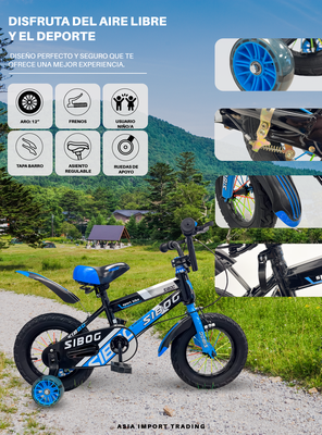 Imagen 2 del producto Bicicleta Infantil Aro 12 Azul 