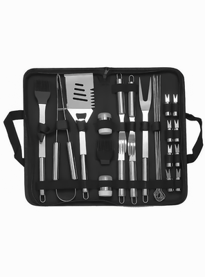 Set de 27 Accesorios Parrilleros con Maletin