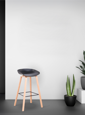 Imagen 2 del producto Silla Taburete color Negro