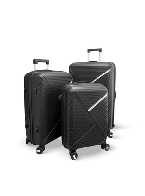 Set de 3 Maletas Rígidas color Negro
