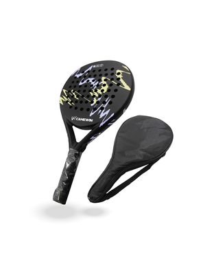 Pala de Padel 4018 Negra con Lila