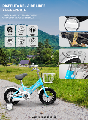 Imagen 2 del producto Bicicleta Infantil Aro 12 Celeste