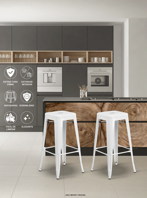 Imagen 2 del producto Piso de Bar Blanco