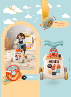 Imagen 2 del producto Andador Infantil Multifuncional con Juegos y Volante Musical