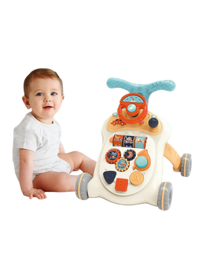 Andador Infantil Multifuncional con Juegos y Volante Musical
