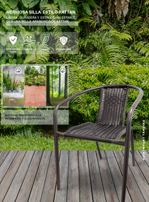 Imagen 2 del producto Silla de Terraza estilo Rattan