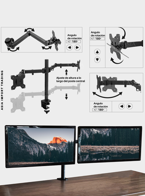 Imagen 2 del producto Soporte Monitor Doble