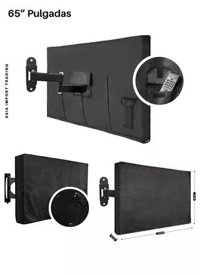 Imagen 2 del producto Funda impermeable para TV 65 pulgadas