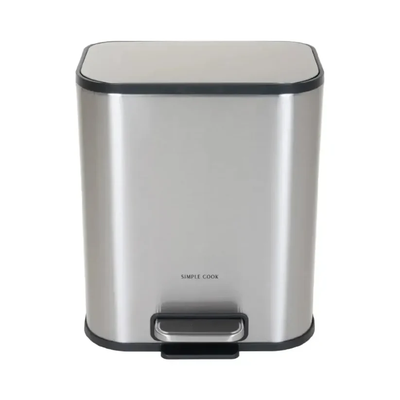 Imagen 2 del producto Basurero 5L con Pedal Mate y Anti Huellas Simple Cook