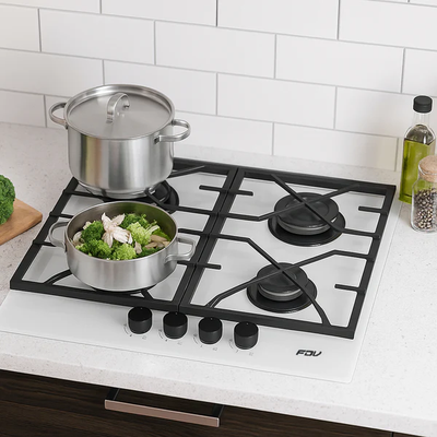 Imagen 2 del producto Encimera a gas FDV Signature white 60 4Q GN