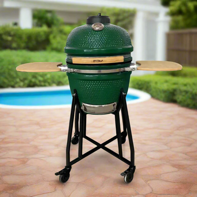 Imagen 2 del producto Parrilla Kamado FDV Tokio Green 19’’