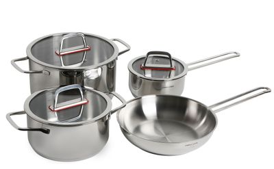 Bateria Simple Cook Burdeos 7pzs