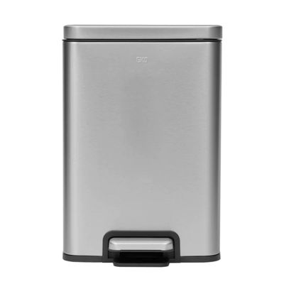 Imagen 2 del producto Basurero Eko Madison Rectangular Pedal SS 12L