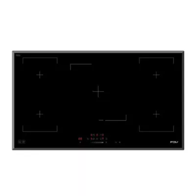 Encimera Inducción Fdv Deluxe 5 Focos Black