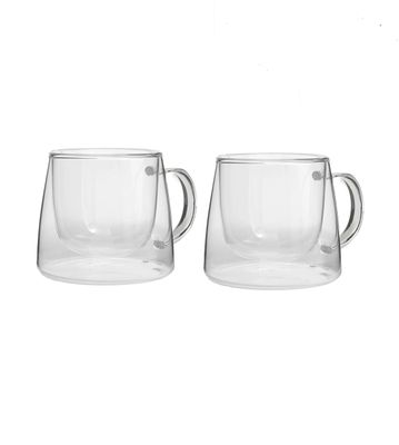 Set 2 Mugs de vidrio 250ml Coquinaria