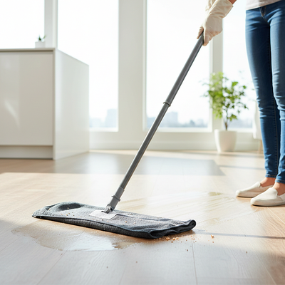 Imagen 2 del producto Pack 3 Trapeadores de Microfibra 50x70cm colores variados