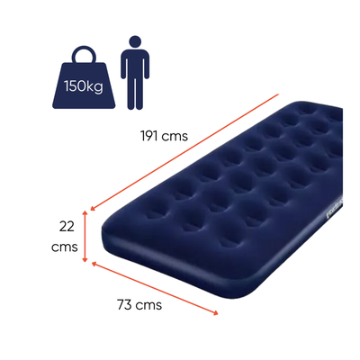 Imagen 2 del producto Colchón inflable AirComfort Single 191x73x22 con inflador manual