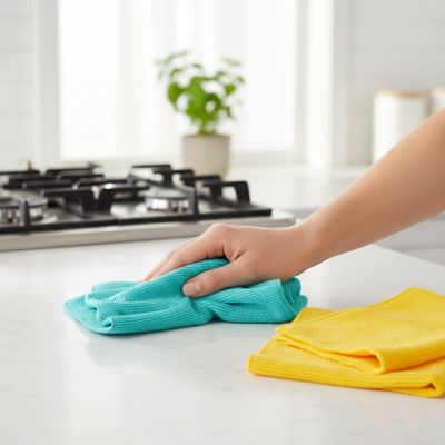 Imagen 2 del producto Pack 24 Pa os de Microfibra 40x40cm colores variados