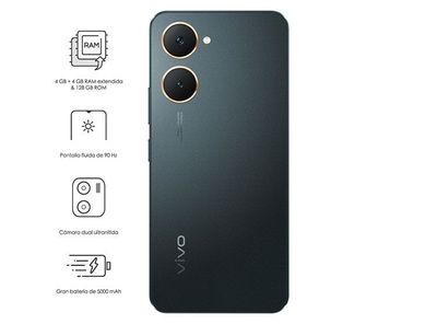 Imagen 2 del producto Vivo Y03 128GB - Reacondicionado - Negro
