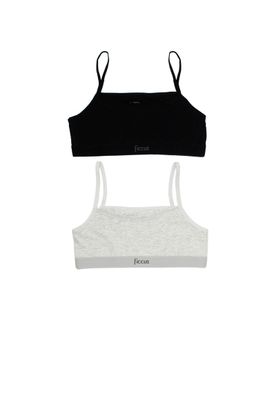 Pack doble sosten kids niña liso 654b