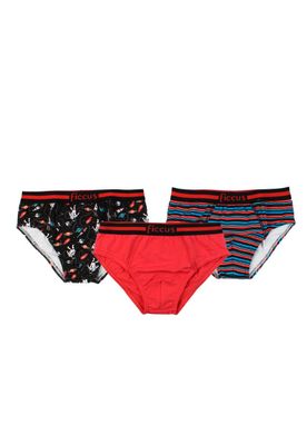 Imagen 2 del producto Pack triple briefs kids niño ficcus 640 W24d