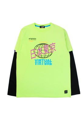 Imagen 2 del producto Polera teens niño doble manga revolution 510