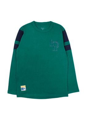 Polera junior niño franjas academy 328b