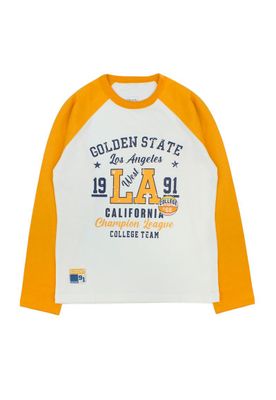 Polera junior niño manga raglan academy 325b