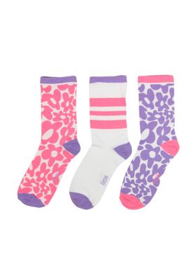 Imagen 2 del producto Pack triple calcetines teen niña 657