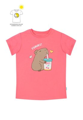 Polera kids niña estampado solar 795o