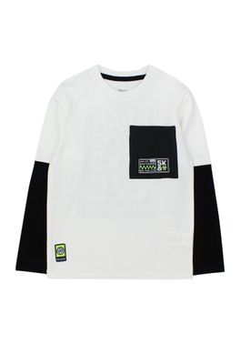 Polera kids niño doble manga move 234