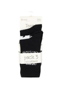 Pack 3 calcetines kids niño teens 654ñ