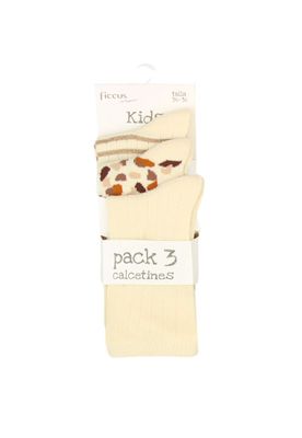 Pack 3 calcetines kids niña ficcus 652