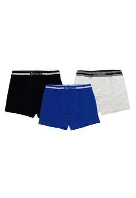 Imagen 2 del producto Pack triple boxers kids niño liso 644g