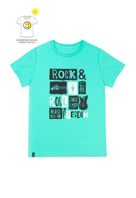 Polera kids niño estampado solar 793i