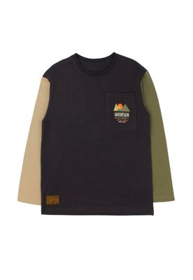 Polera kids niño bicolor foresta 232