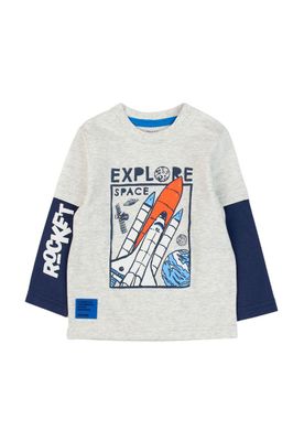 Imagen 1 del producto Polera bebé niño doble manga cosmic 144