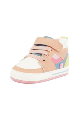 Imagen 2 del producto Zapatilla caña velcro elástico new born niña 802