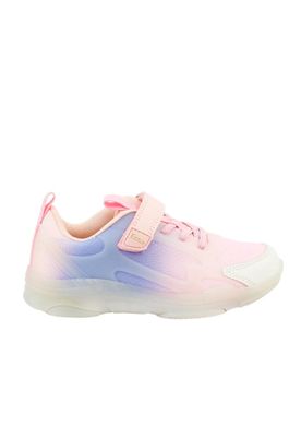 Zapatilla power ligths fluorescente velcro elástico junior niña 951