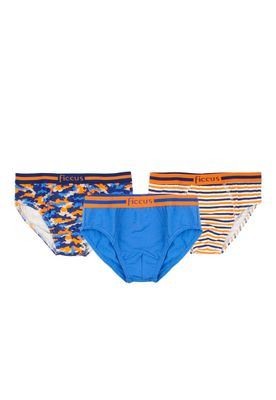 Pack triple briefs kids niño ficcus 641 W24d