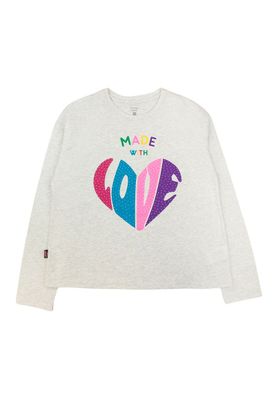 Polera junior niña h/caído move 367b