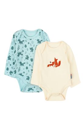 Pack body newborn niño m/larga woodland 100