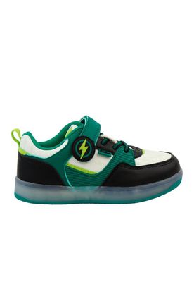 Zapatilla power ligths fluorescente velcro elástico junior niño 957