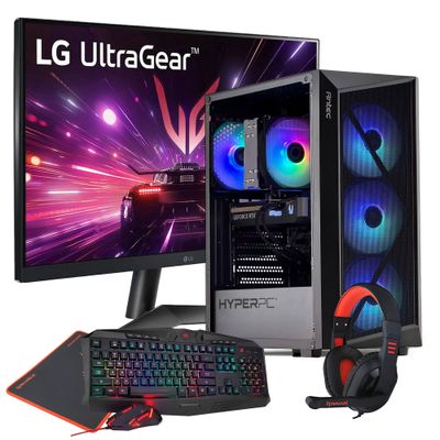 PC GAMER + MONITOR 24 + Perif: AMD Ryzen 5 5500 32Gb 1Tb RTX 5060 Ti