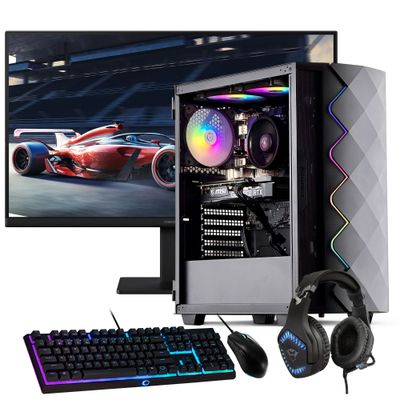 PC GAMER + MONITOR 24 + Perif: AMD RYZEN 7 5700 32Gb 1Tb RTX 3060