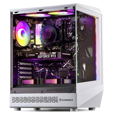 PC GAMER Blanco AMD RYZEN 5 5500 16gb 1Tb RTX 3050 WiFi