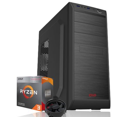 PC oficina AMD RYZEN 3 5300G Radeon 16gb 500Gb WiFi