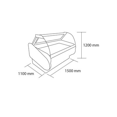 Imagen 2 del producto Vitrina rotisera 1500mm. 520 LT. HKDS1500CS