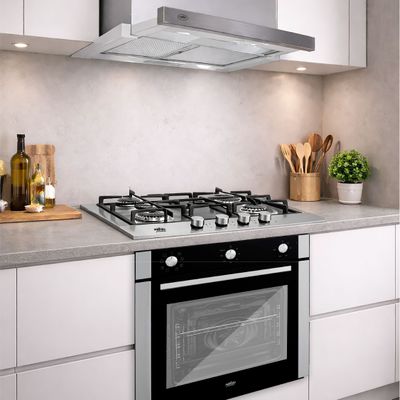 Imagen 2 del producto Kit Horno 60 litros con spiedo + Encimera a gas 4 quemadores + Campana retráctil