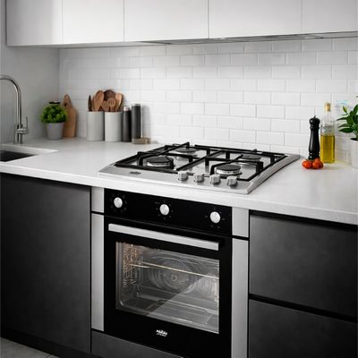 Imagen 2 del producto Kit Horno 60 litros con spiedo + Encimera a gas 4 quemadores